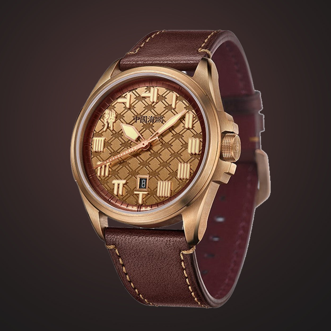 Sea-Gull "Hegemon" Bronze Aesthetic Automatic Watch – 43mm Limited Edition Mechanical Timepiece inspired by Ancient Heritage