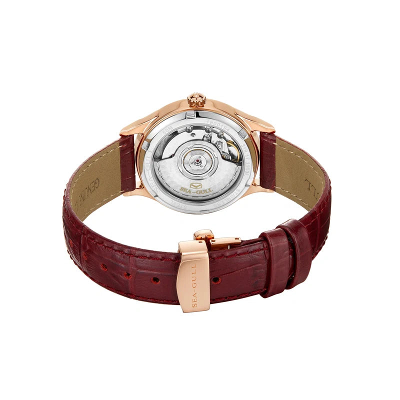 Diamond-set Mother-of-Pearl Dial Vintage Lady's Watch 34mm