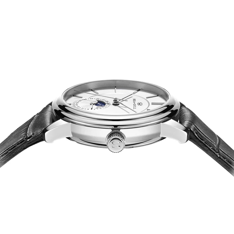 Ultra-thin Moon Phase Dress Watch 38mm