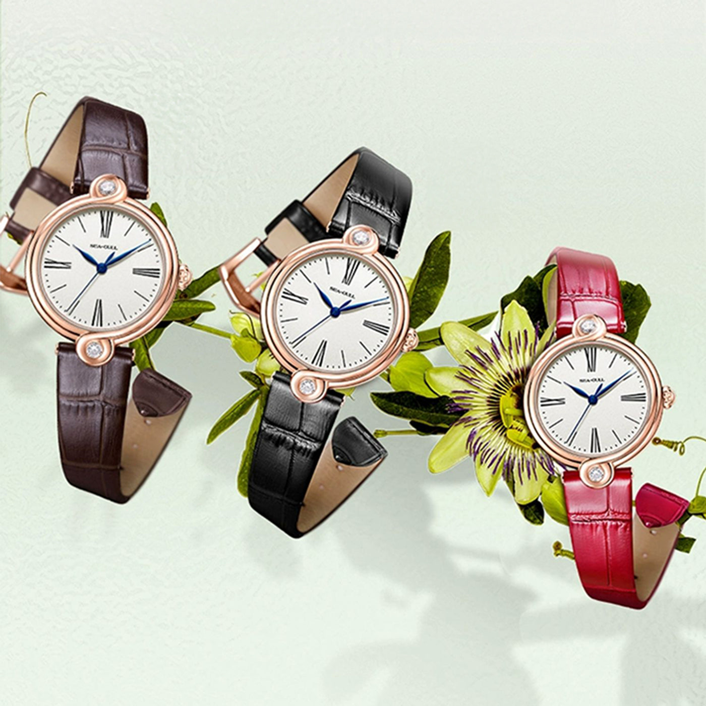 Seagull Infinity Series | Women's Elegant Watch with Zircon Stones