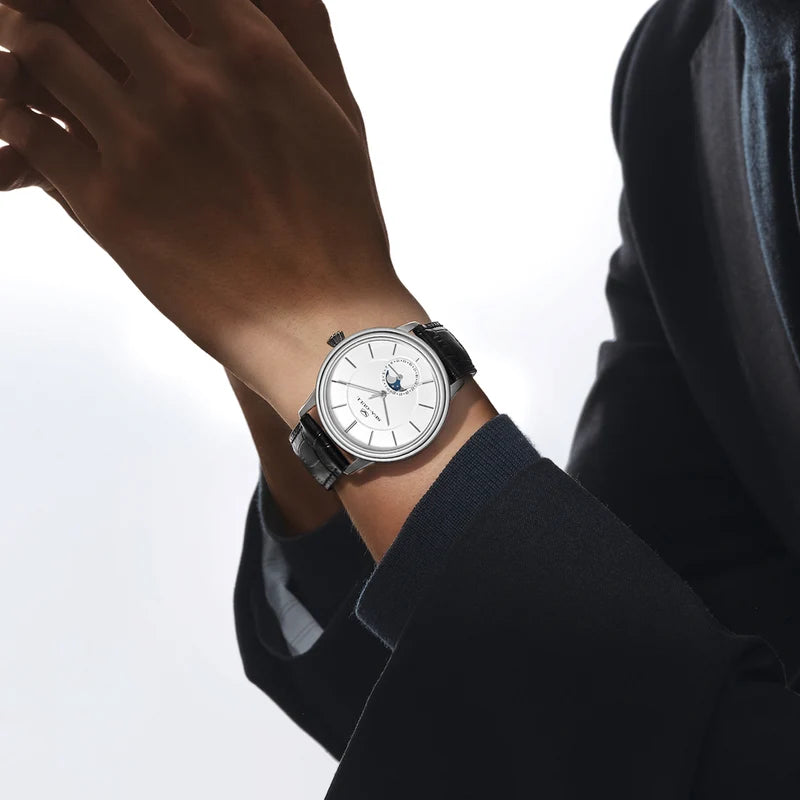 Ultra-thin Moon Phase Dress Watch 38mm