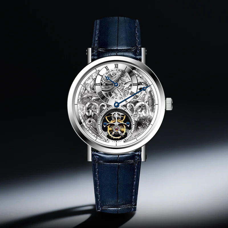 Artisan Heritage Series Skeleton Vine-Patterned Dial Eccentric Axis Tourbillon 39mm
