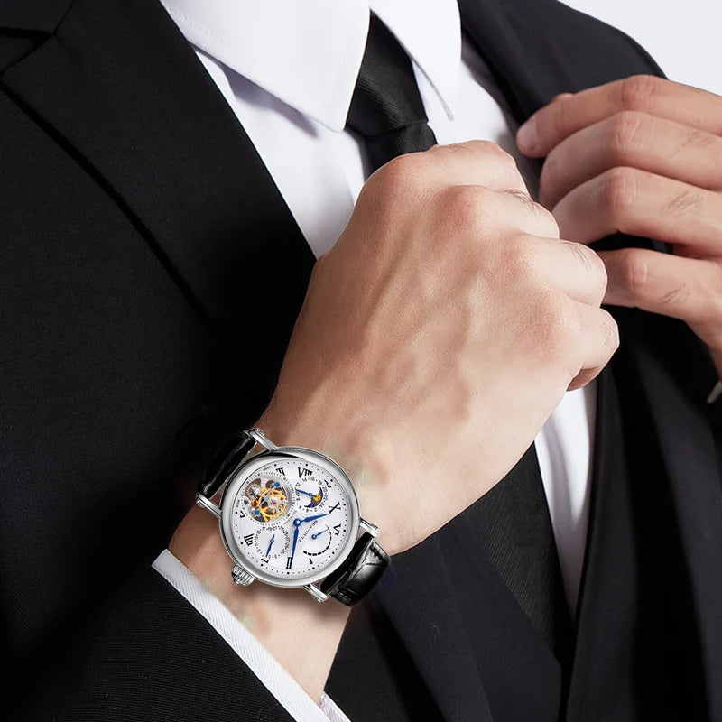 Artisan Heritage Series Multifunction Celestial Calendar Power Reserve Indicator Eccentric Tourbillon 39mm