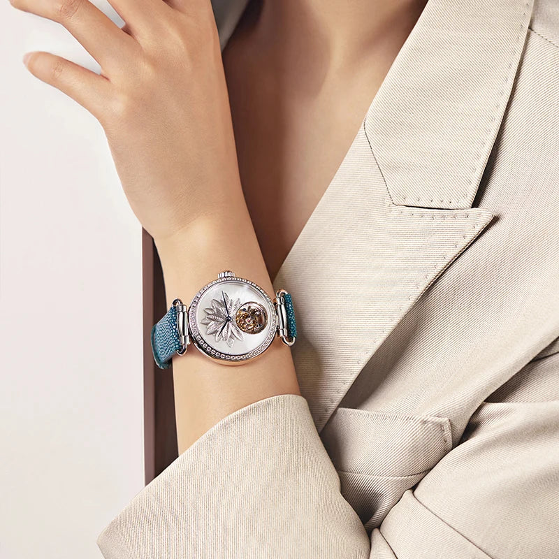 Artisan ICH Series Silver Filigree Lady's Tourbillon 39mm