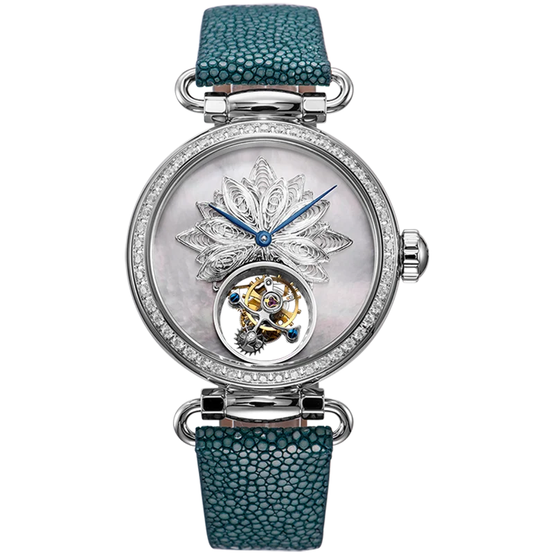 Artisan ICH Series Silver Filigree Lady's Tourbillon 39mm