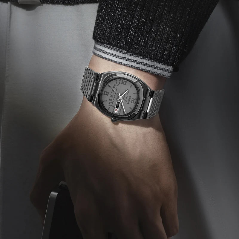Gluttonous Snake Dial Day-date Calendar 70th Anniversary Edition Tonneau Watch 34mm