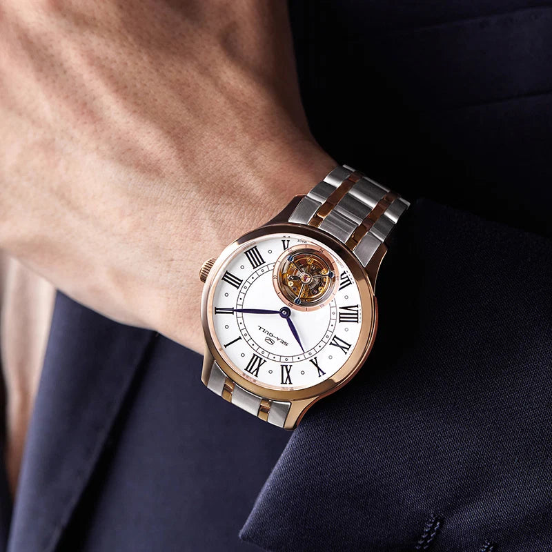 Artisan Heritage Series Roman Numeral Markers Coaxial Tourbillon 42mm