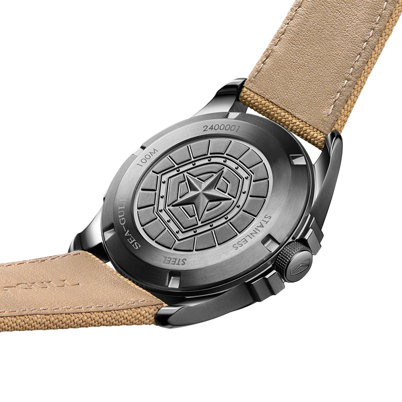 Sea-Gull 1072H "Army No. 1" Military Automatic Watch - Camouflage Dial