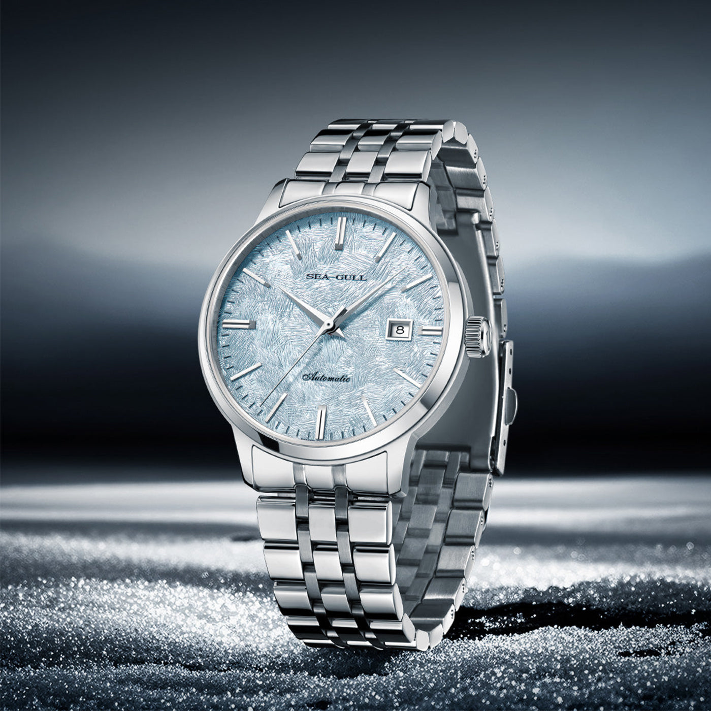 Sea-Gull "Heartbeat" Series Automatic Skeleton Watch – 6182 Mechanical Dress Watch with Open-Heart Dial Design