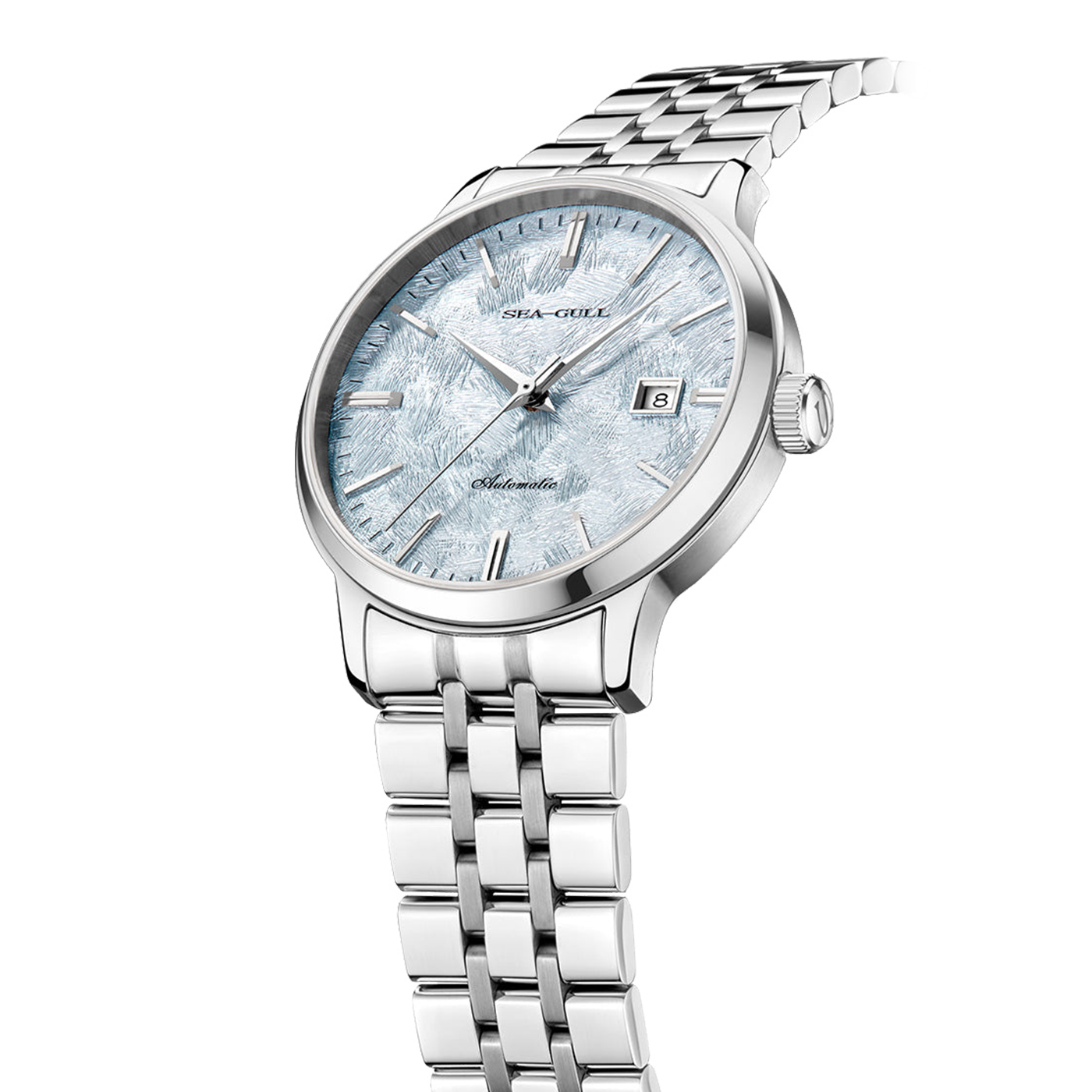 Sea-Gull "Heartbeat" Series Automatic Skeleton Watch – 6182 Mechanical Dress Watch with Open-Heart Dial Design