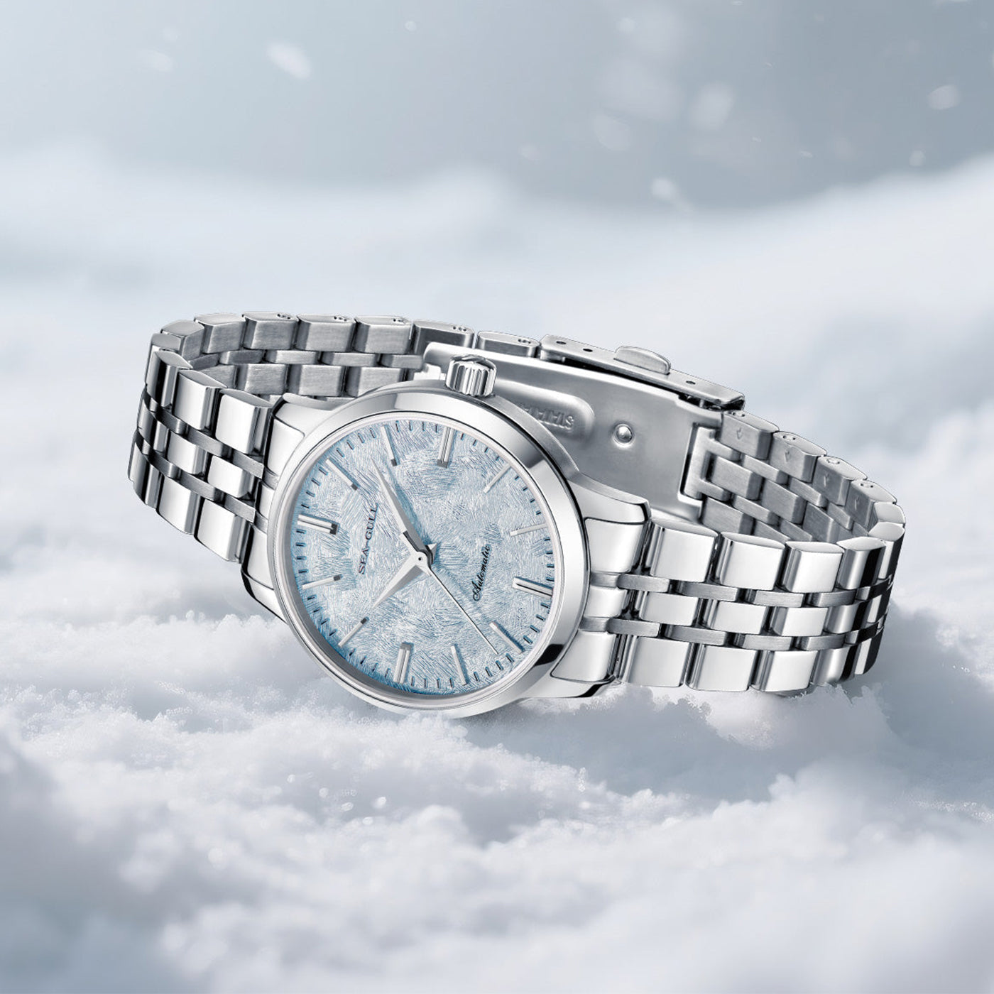 Sea-Gull "Heartbeat" Series Automatic Skeleton Watch – 6182 Mechanical Dress Watch with Open-Heart Dial Design