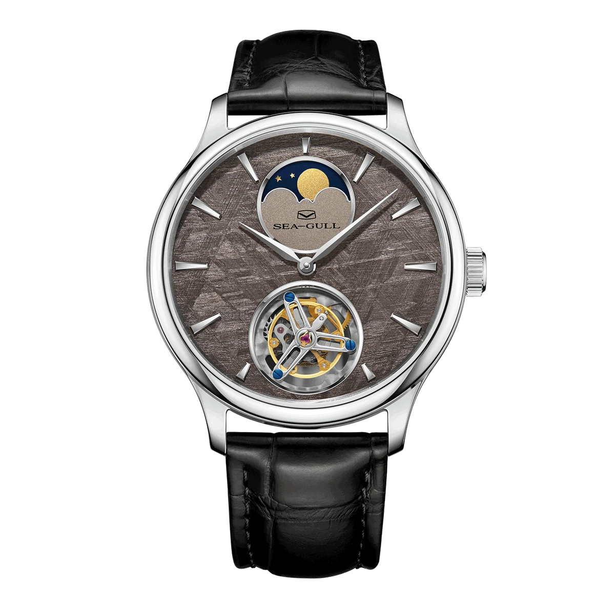 Artisan Heritage Series Meteorite Dial Moon Phase Coaxial Tourbillon Watch 42mm
