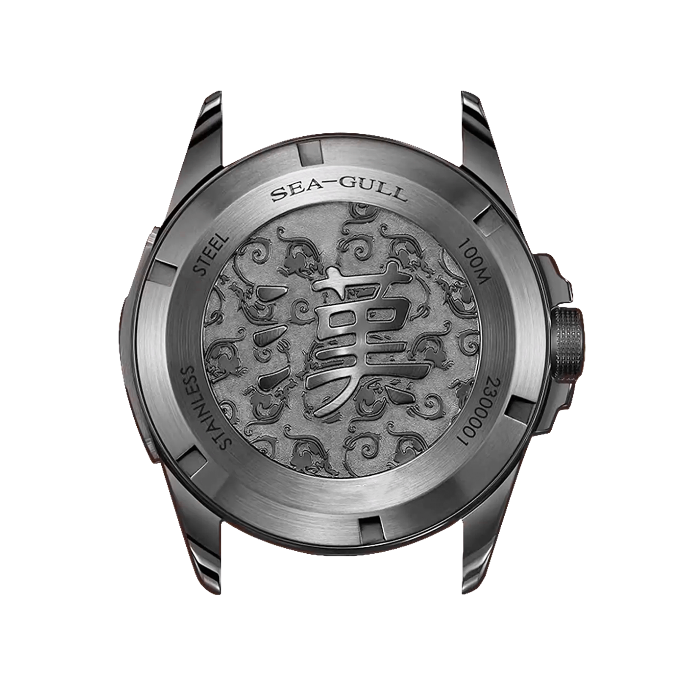 SEAGULL 1058H "Geometric Heart" Skeleton Automatic Mechanical Watch