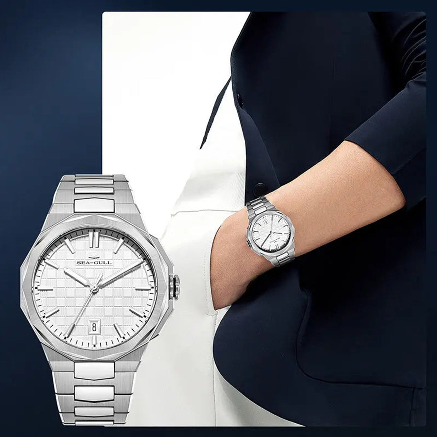 Sea-Gull 1140A Flying Tourbillon Skeleton Watch – Manual Wind Mechanical Masterpiece with Sapphire Crystal and 41mm Steel Case