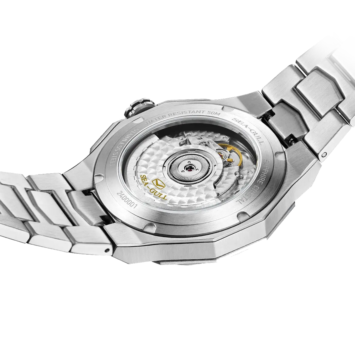 Sea-Gull 1140A Flying Tourbillon Skeleton Watch – Manual Wind Mechanical Masterpiece with Sapphire Crystal and 41mm Steel Case