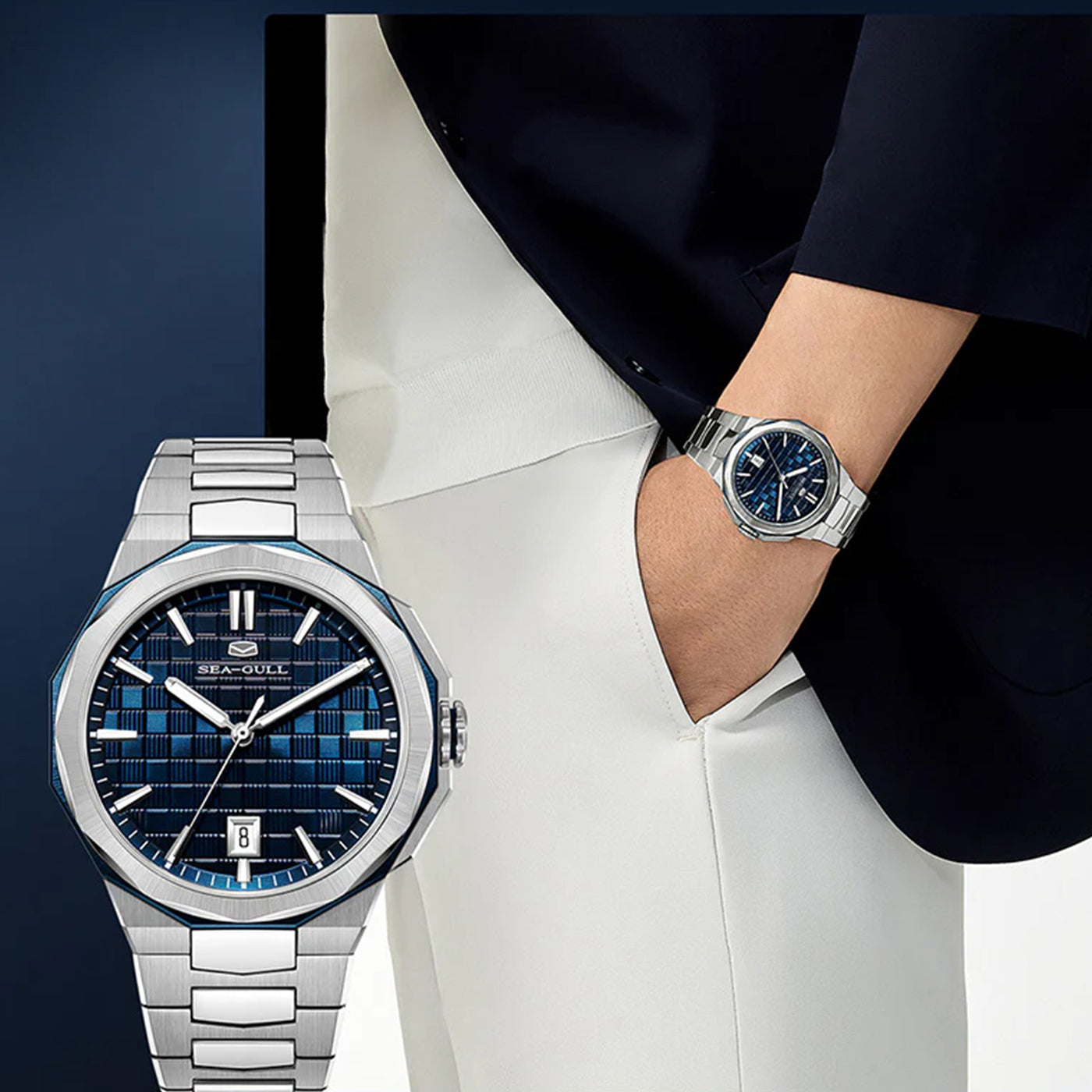 Sea-Gull 1140A Flying Tourbillon Skeleton Watch – Manual Wind Mechanical Masterpiece with Sapphire Crystal and 41mm Steel Case