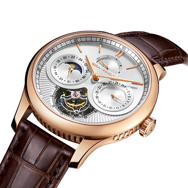 Artisan Heritage Series Multifunction Celestial Calendar Power Reserve Indicator Eccentric Tourbillon 41mm
