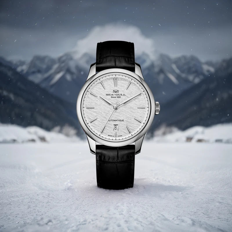 Extraordinary Series Snowflake Dial Ultra-thin Dress Watch 40mm