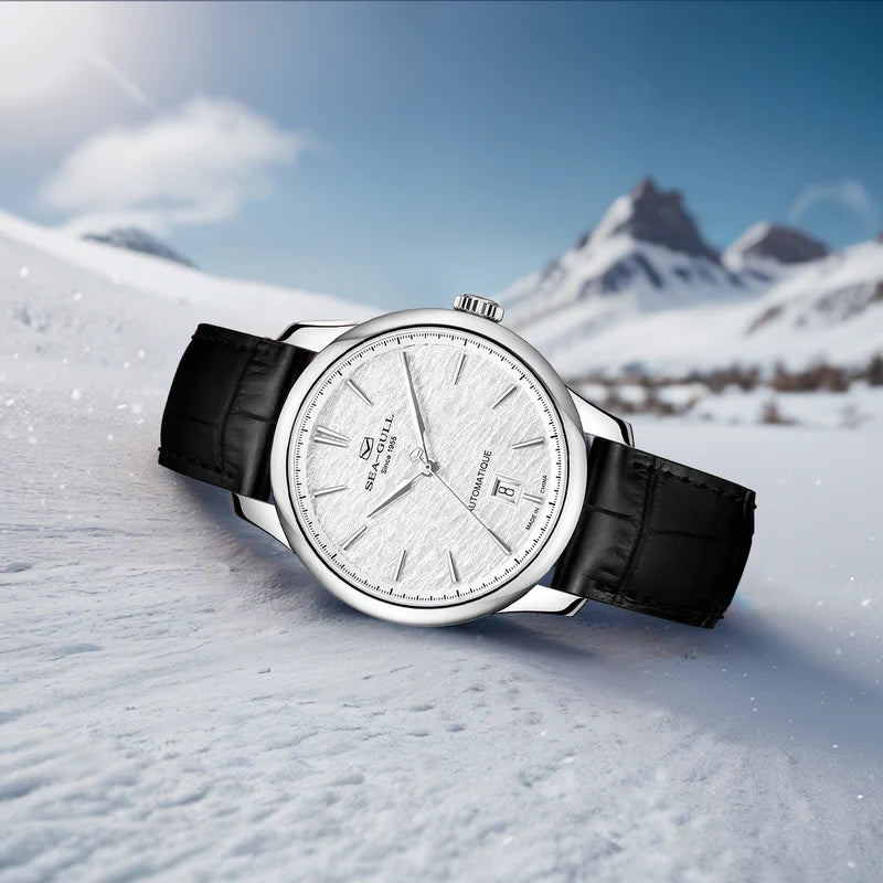 Extraordinary Series Snowflake Dial Ultra-thin Dress Watch 40mm